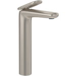 Villeroy & Boch Antao Eengreeps wastafelkraan verhoogd met Push-Open afvoergarnituur - Matt Brushed Nickel (RVS) SW974199