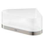 GROHE Selection panier de douche - 17x17x20x8.5cm - modèle d'angle - montage mural - super acier SW444530