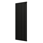 Plieger Cavallino Retto Radiateur vertical simple 180xx60.2cm raccord au centre 1205W Noir mat SW224471