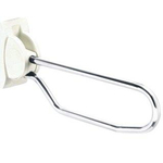 Handicare Linido Barre d'appui de toilette 70cm - relevable - inox/blanc 0606169