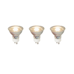 Luedd Lampe LED - lot de 3 - GU10 - 5W - 3000K - 450LM - à intensité réglable SW1211306