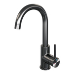 BRAUER Stripe Mitigeur lavabo haut en applique - bec rond pivotant - modèle A - gunmetal brossé PVD SW1434954