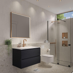 INK SP19 miroir – rectangle – 70 x 80 cm – LED directe tout autour – Cuivre brossé SW955912