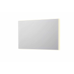 INK SP32 spiegel - 120x4x80cm rechthoek in stalen kader incl indir LED - verwarming - color changing - dimbaar en schakelaar - mat wit SW955833
