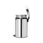 Brabantia NewIcon Pedaalemmer - 20 liter - metalen binnenemmer - brilliant steel SW1117480