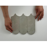 Terravito Evarno carreau mural - 8x21.5cm - Plomb mat (gris) SW1126156
