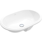 Villeroy & boch architectura lavabo à poser 43x63x17.5cm ovale avec trou de trop-plein céramique blanche alpin gloss SW762371