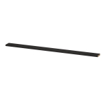 INK 20d wandplank - 275x20x3.5cm - voorzijde afgekant - tbv nis - MFC Houtskool eiken SW494013