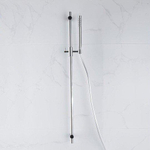 FortiFura Calvi Ensemble de douche avec barre curseur - douchette stylo - flexible lisse - Chrome SW1159295
