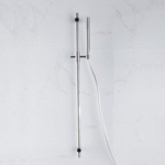 Fortifura Calvi glijstangset - met staafhanddouche - gladde doucheslang - hoogglans chroom SW1159295