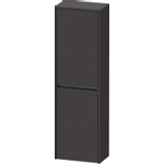 Duravit Ketho.2 Armoire mi-haute 40x24x132cm 2 Portes à droite Panneau de particules Graphite Mat SW772523