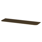 INK Concept R Plan vasque - 160x45x1.7cm - pour meuble bas arrondi - MFC - Shadow veneer SW1406042