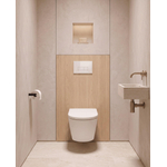 QeramiQ Dely Pack WC - 36,3x51,7cm - à fond creux - sans bride - réservoir encastré Geberit UP320 - abattant WC softclose 35 mm - plaque de déclenchement blanche mate - boutons rectangulaires - blanc brillant SW1222082