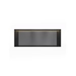 Hotbath &MORE Inbouwbox of inbouwnis - 30x80x10 - frameless + LED - Geborsteld zwart PVD SW1246611