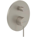Villeroy & Boch Loop & Friends douchekraan - inbouw - eengreeps - met omstel - Brushed Nickel (rvs) SW974273
