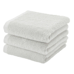Aquanova London Handdoek - 55x100cm - 3 stuks - Salt SW815812