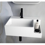 Ideavit SolidDual Lavabo 50x36x15,5cm 1 trou de robinet 1 lavabo Acrylique blanc mat SW383191