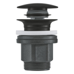 Grohe Waste Set - diameter 63mm - push open - matte black (mat zwart) SW1077334