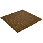 The Mosaic Factory Amsterdam mozaïektegel - 32.2x32.2cm - wand en vloertegel - Vierkant - Glas Light Brown Mat SW62110