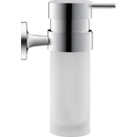 Duravit Starck T Zeepdispenser - 17.6x6cm - matglas - hoogglans chroom SW297107