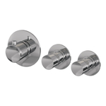 BRAUER Chrome Edition Inbouwthermostaat - inclusief inbouwdeel - 3 gladde knoppen - chroom SW715455