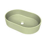 Arcqua Case vasque à poser - ovale - 55x36cm - mat pastel vert SW1209101