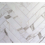 SAMPLE Cifre Cerámica Statuario Carrelage mural et sol - rectifié - effet marbre - Blanc mat SW736065