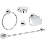 GROHE Essentials ensemble d’accessoires 5 en 1 chrome 0438153