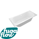 FugaFlow Efficiente Anta Ligbad - 180x80cm - acryl - duo - glans wit - Black Friday - SW1123526