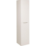 Crosswater Glide II Badkamerkast - 35x35x160cm - greeploos - glans wit (grijs) SW487219