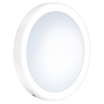 Smedbo Outline Lite Miroir grossissant - 12x12cm - ABS Blanc mat SW890070