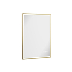 Crosswater MPRO miroir – 70 x 50 cm – LED directe tout autour – Laiton brossé (or) SW1026473