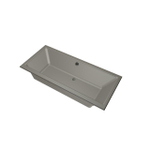 Xenz Kristal Baignoire - 180x80x48 - bonde centrale - acrylique - ciment SW378269