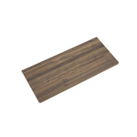 Saniclass Tops Topblad - 120x1.2x46cm - afgeronde hoeken - noten (hout) SW892756