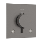 Hansgrohe Ecostat Comfort E Mitigeur thermostatique encastré - 2 fonctions - chrome noir brossé SW1319881