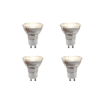 Luedd Lampe LED - lot de 4 - GU10 - 6W - 2700K - 260LM - à intensité réglable SW1211302