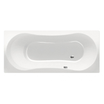 Xenz Dominica Baignoire-douche - 170x75x47 - évacuation en bout - acrylique - blanc SW102888