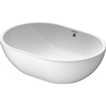 Duravit Foster Waskom - met overloop - zonder kraanplateau - 49.5x35cm - glans wit 0290466