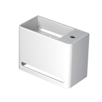 INK Hangar Lave mains droite 40x20x30cm avec 1 trou pour robinetterie Blanc brillant SB3401031