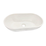 ZEZA Solid Waskom - 56x32x15.5cm - solid surface - mat wit SW976293