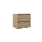 Adema Chaci Badkameronderkast - 60cm - 2 lades - greeploos - excl. topblad - kaneel SW1212759