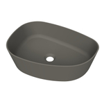 Arcqua Rocker vasque - posé - organique droite - 50x37cm - gris quartz mat SW1209123