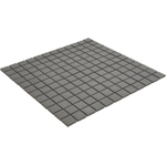The Mosaic Factory London mosaïque - 30x30cm - 6mm - carré - R11 - dark grey mat (gris) SW62242