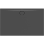 Villeroy & Boch Ecora douchebak - 160x100x3.5cm - afvoer lange zijde - anthracite (antraciet) SW1558987