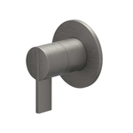 IVY Pact Partie apparente - pour robinet de douche encastré - 2 voies - arrêt-inverseur - metal black brossé PVD SW1030959