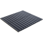 The Mosaic Factory Sevilla mozaïektegel - 29.6x29.9cm - wandtegel - Rechthoek - Porselein Navy Blue Mat SW1102484