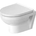 Duravit DuraStyle Basic pack WC suspendu à évacuation profonde sans bride 36,5x48cm avec abattant à frein de chute blanc SW472391
