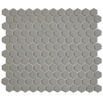 The Mosaic Factory Hexagon mozaïektegel - 26x30cm - wand en vloertegel - Zeshoek/Hexagon - Porselein Urban Nature Mat SW1015068