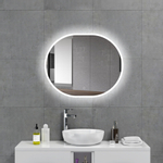 HR Meubles de salle de bain Enigma miroir 80x65cm à intensité variable LED avec chauffage SW997257