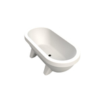 Gardentub Baignoire îlot (extérieur) - 194x94x66cm - synthétique - compatible à l'extérieur - blanc mat SW1017090